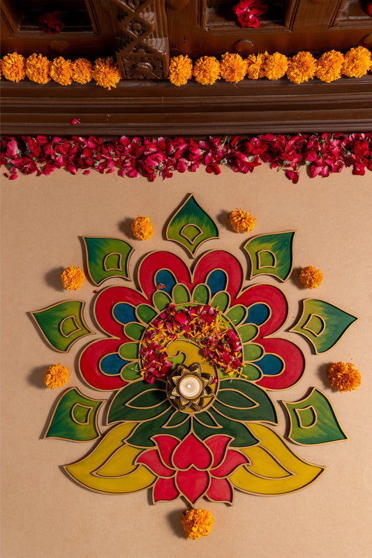 Rang Mayur Rangoli
