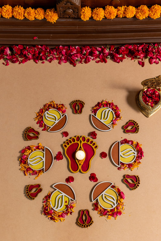 Mata Na Pagla Rangoli