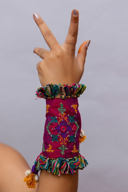 Pink Rabari Handcuff