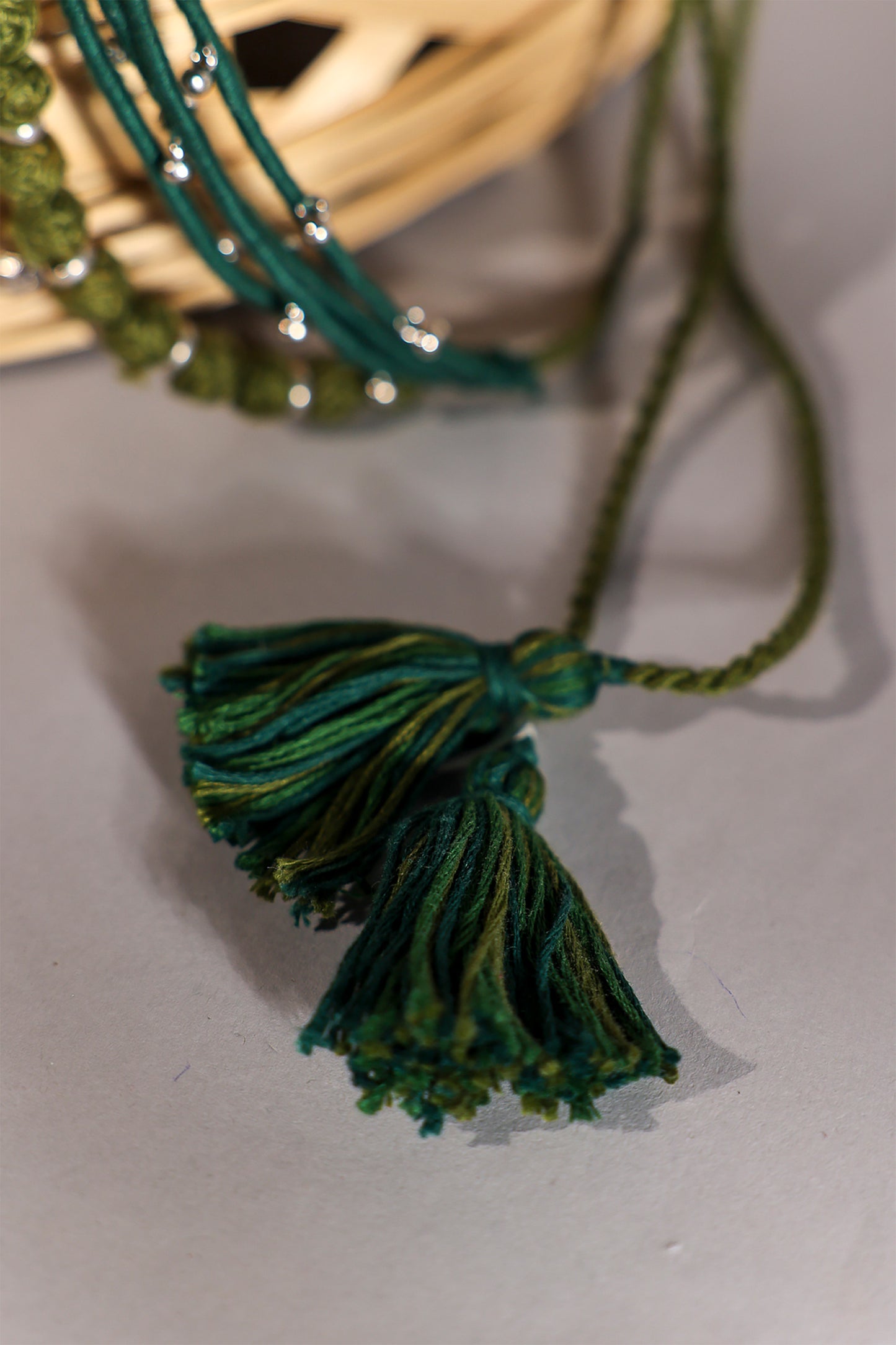 Green Layered Baju Bandh