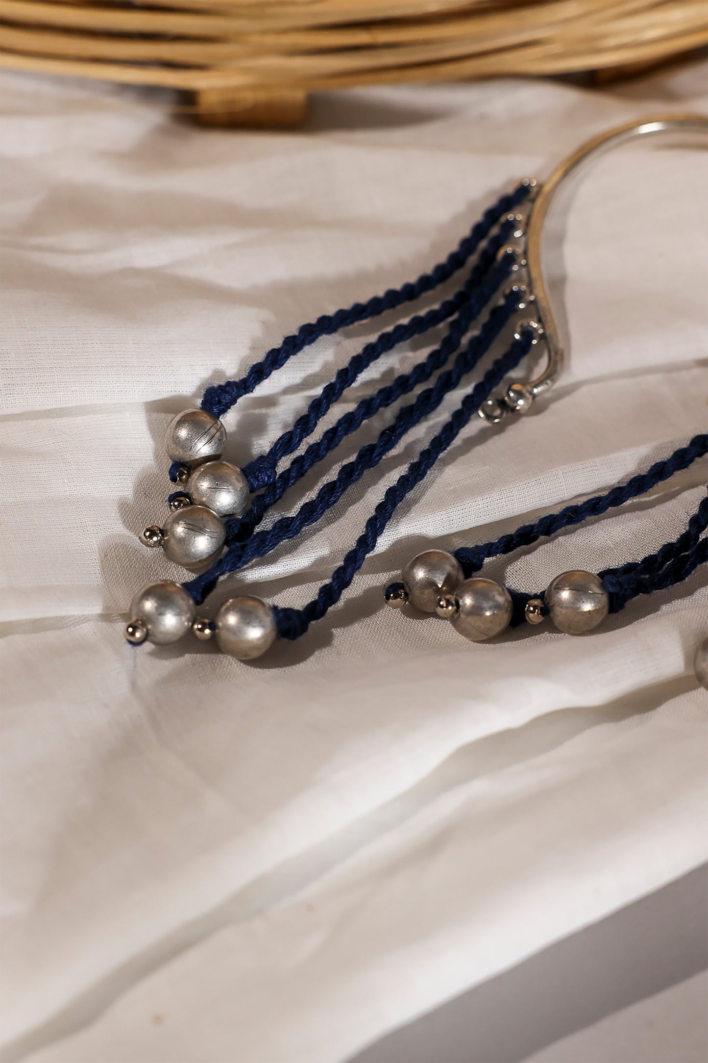 Blue Ear Cuff Dangler
