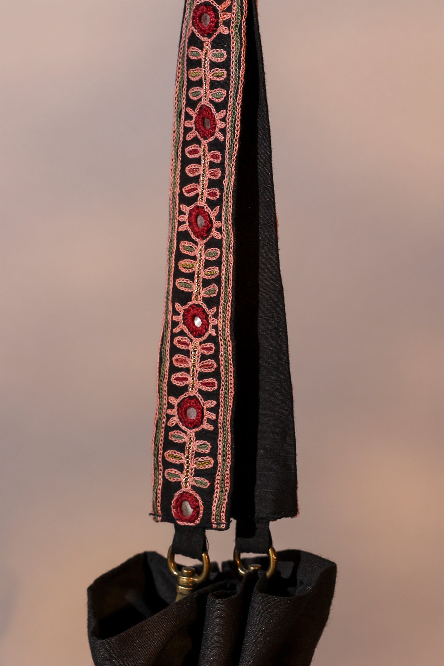Black Garden Design Potli Bag