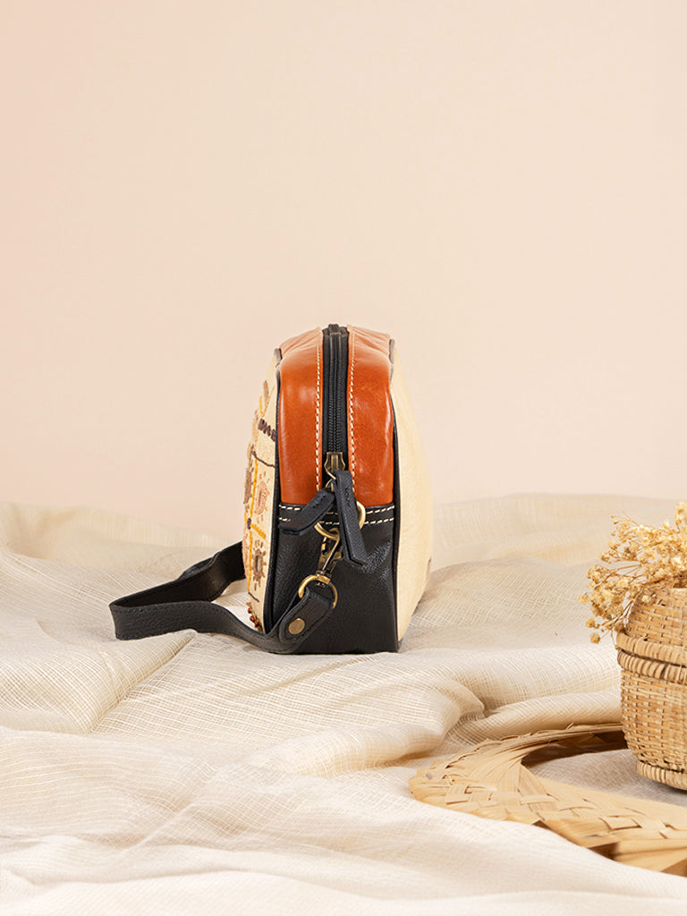 Rectangular Banjara Mirror Sling Bag