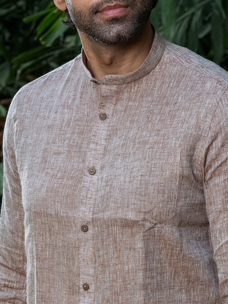 Handwoven Soft Linen Shirt