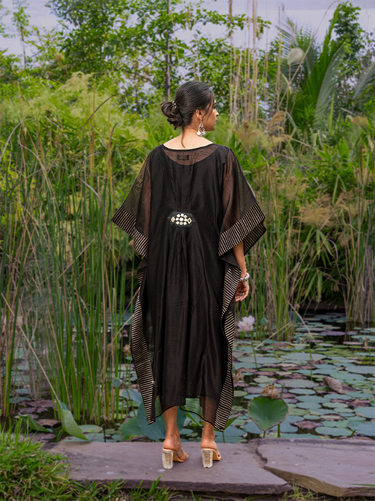 Mirror Work Long Kaftan