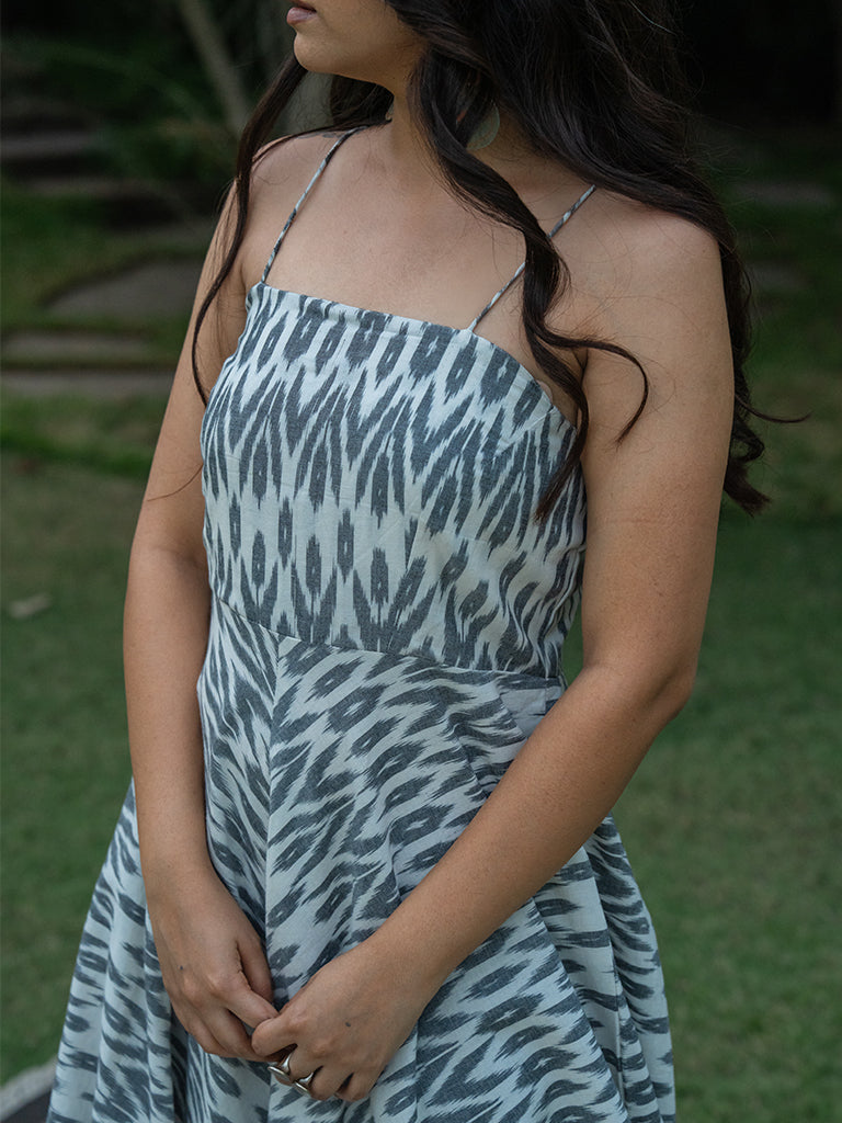 Flary Sling Dress - Grey