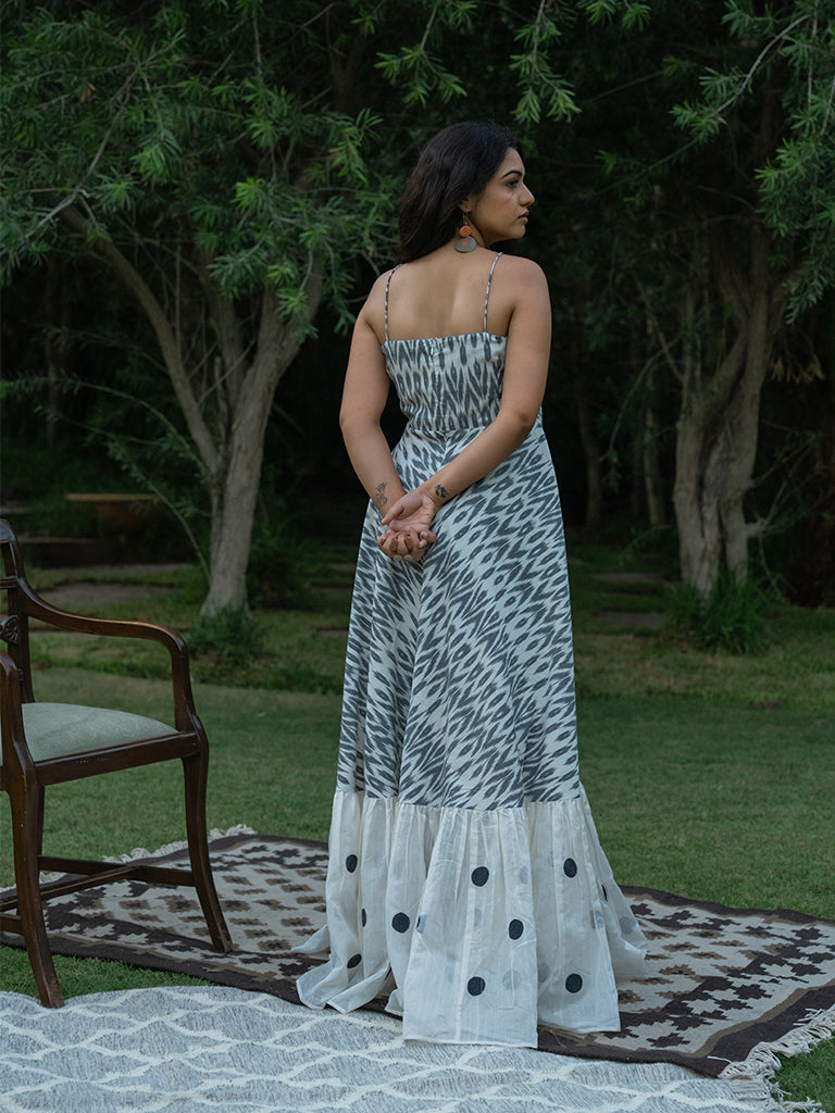 Flary Sling Dress - Grey