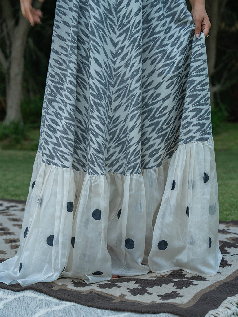 Flary Sling Dress - Grey