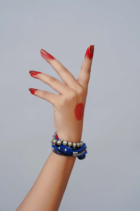 Blue Multi-Layered Bracelet