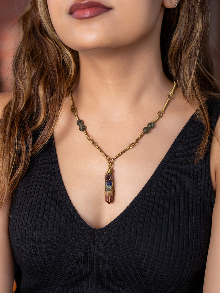 Multi Crystal Pendent