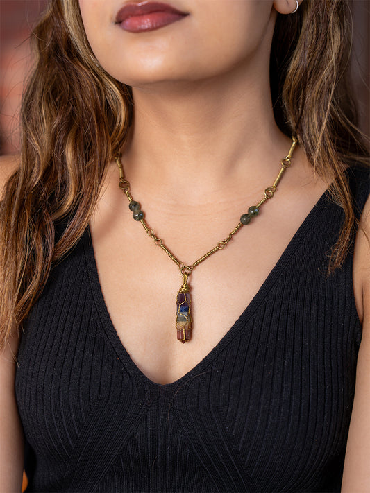 Multi Crystal Pendent