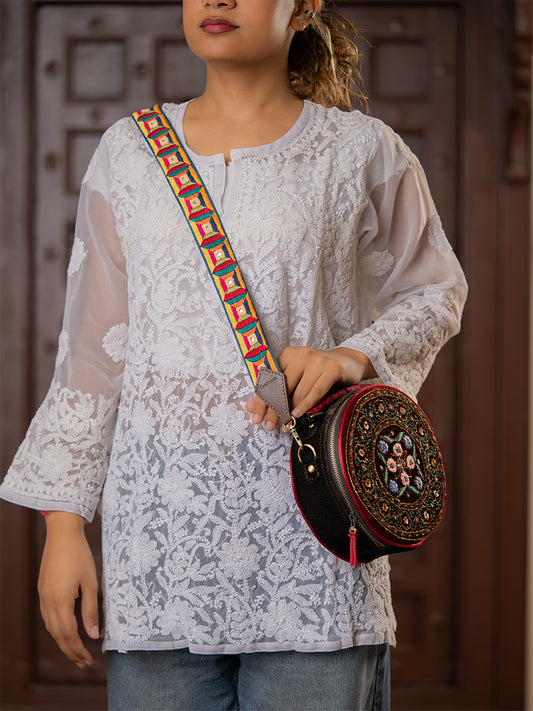 Multi Color Square Bag Belt