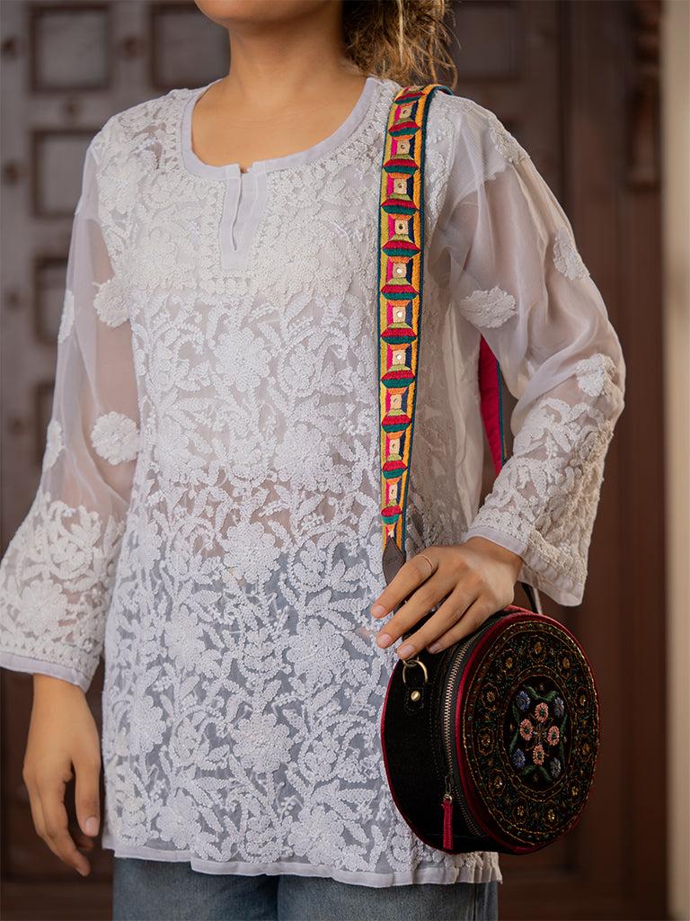 Multi Color Square Bag Belt