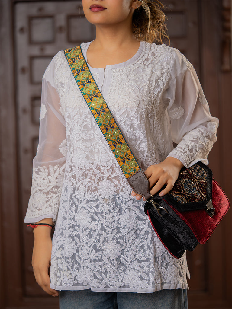 Green Rabari Multi Bag Belt