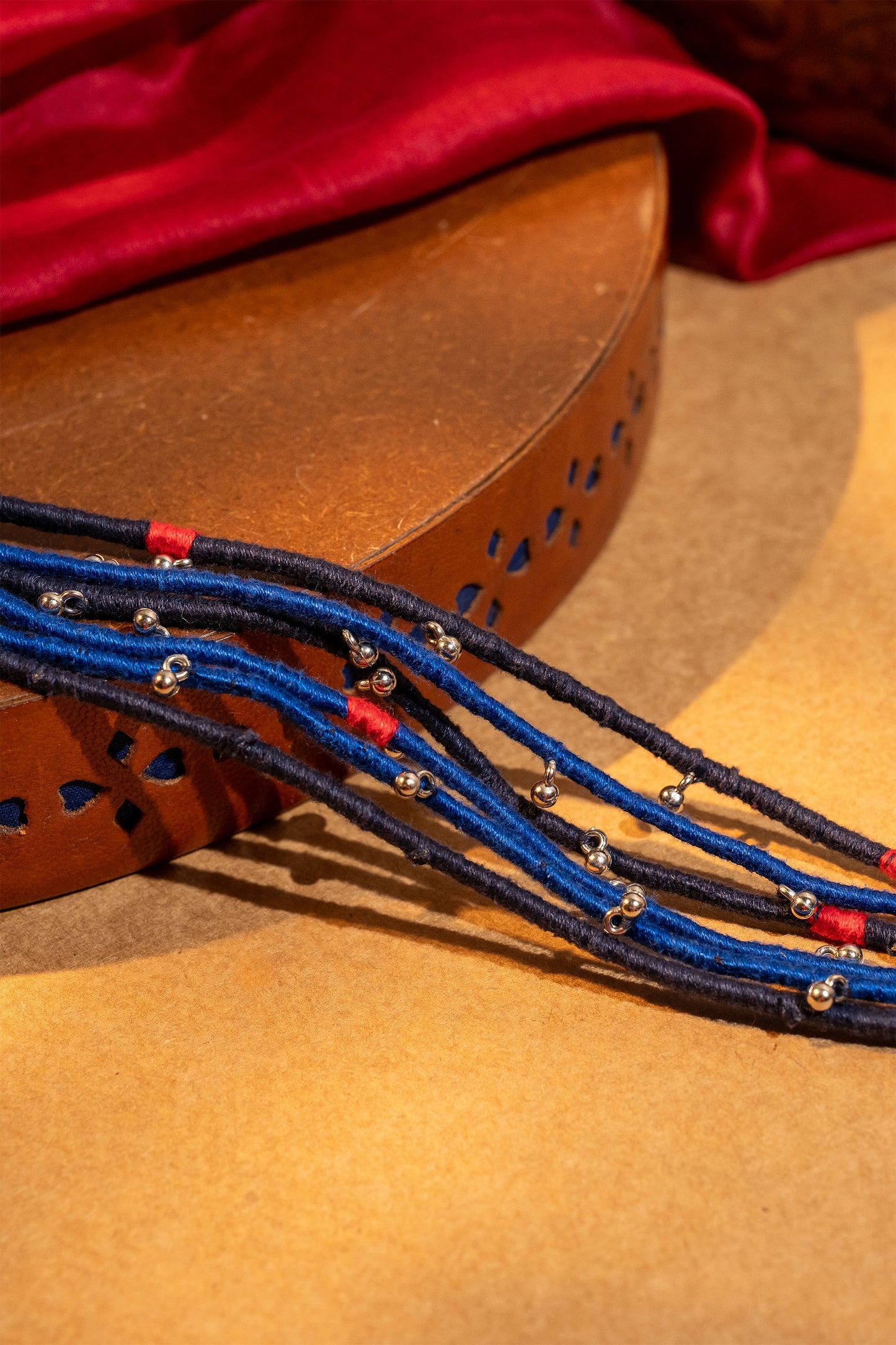 Blue Multi-Layered Anklet