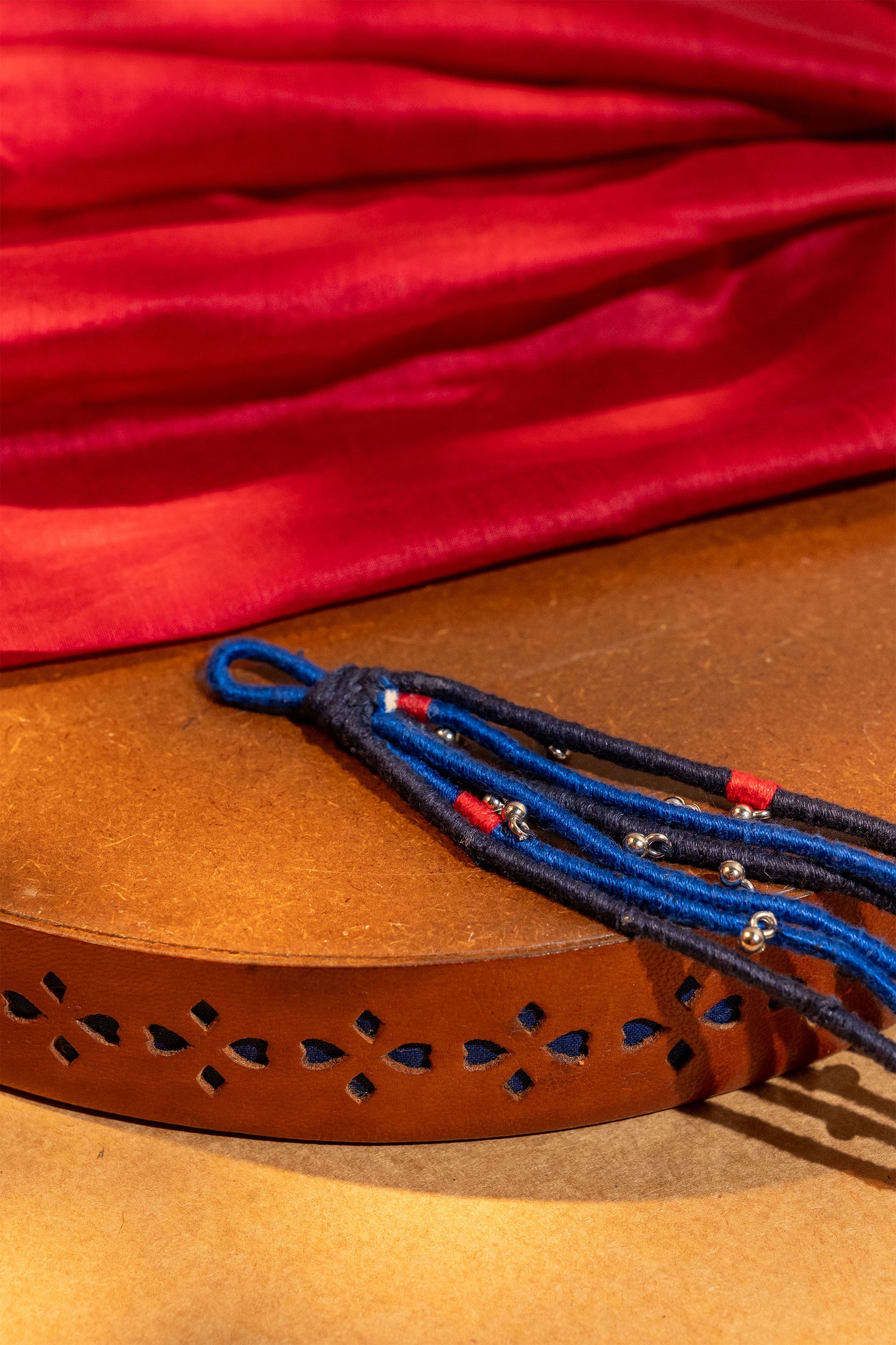 Blue Multi-Layered Anklet