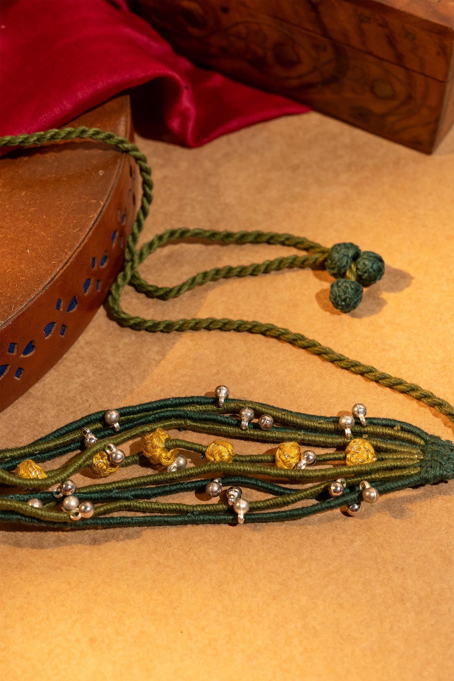 Green Multi Layerd Choker