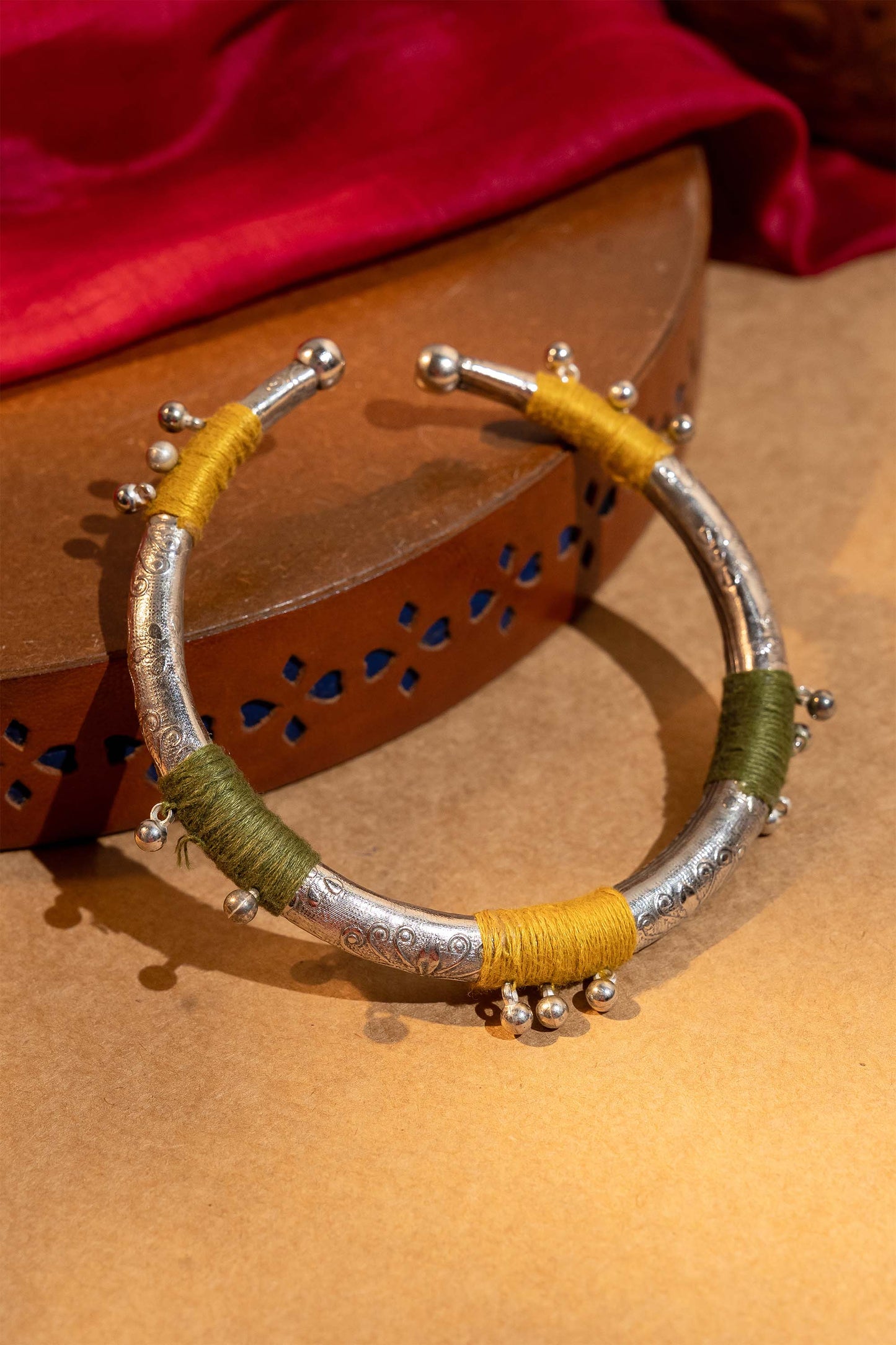 Green Kada Anklet
