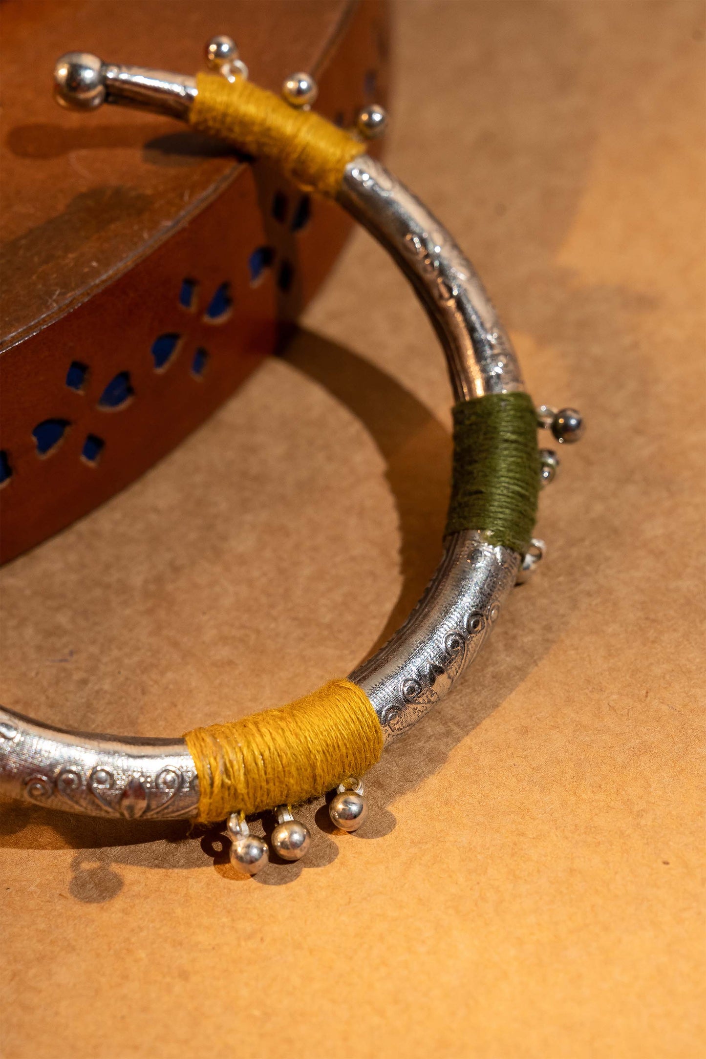 Green Kada Anklet