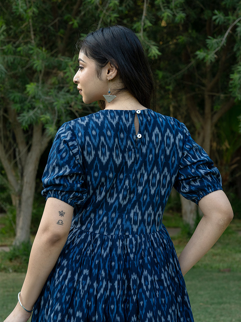 Double Layered Dress - Blue