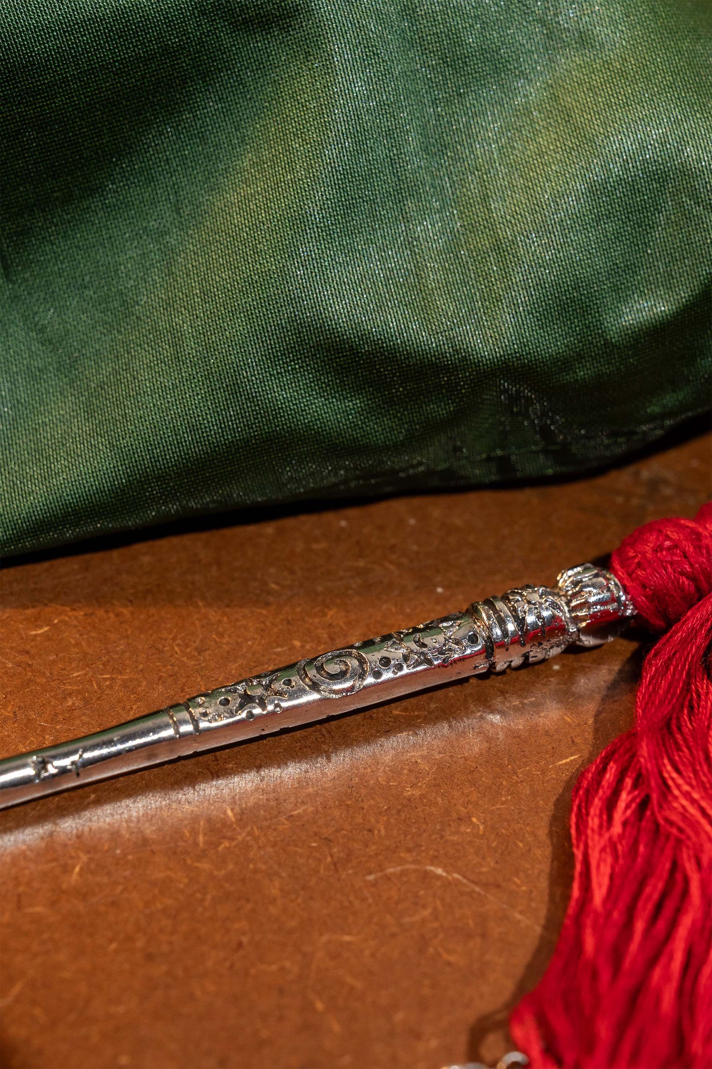 Red Tassels Hair Stick