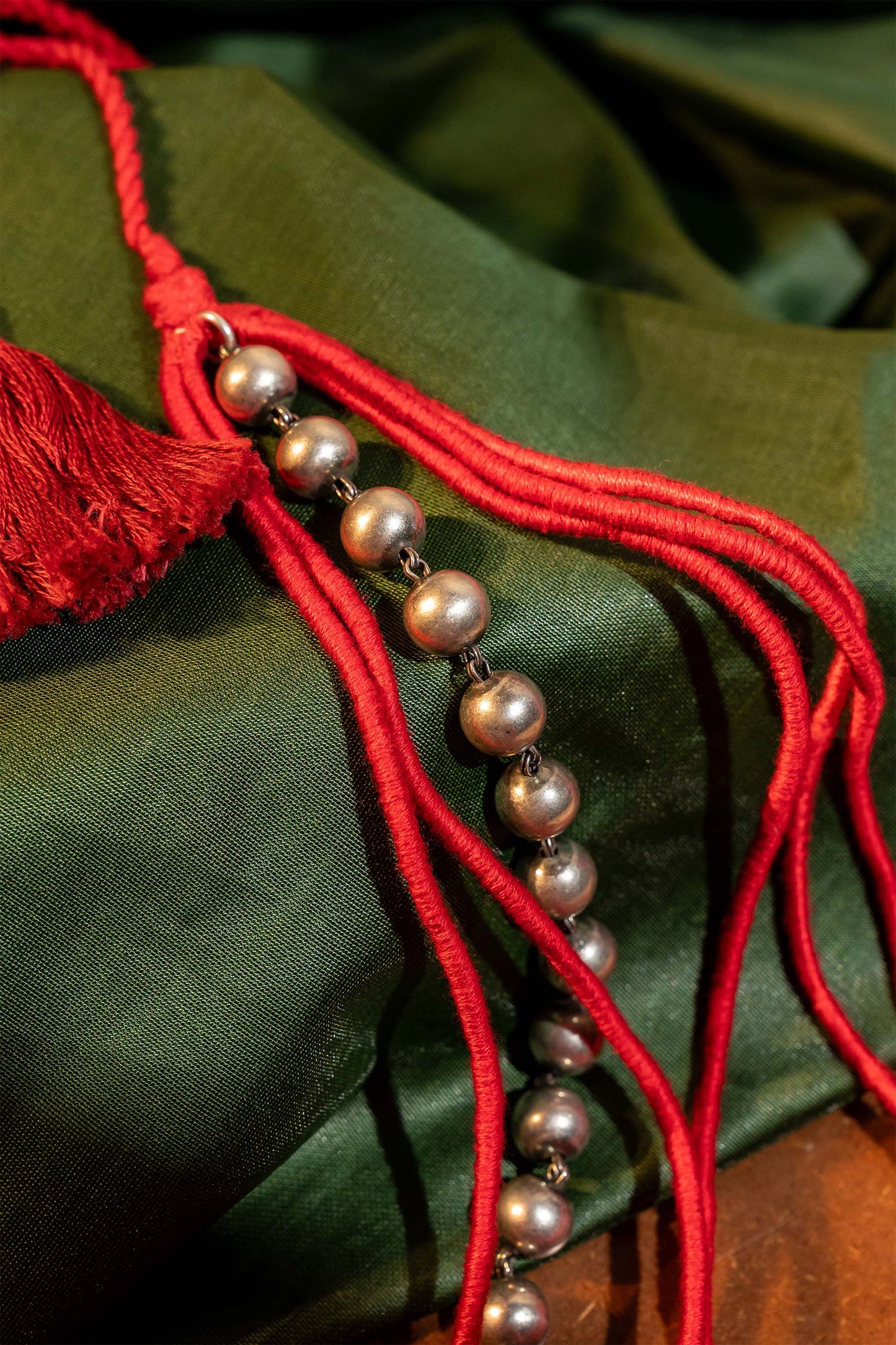 Red Layered Necklace