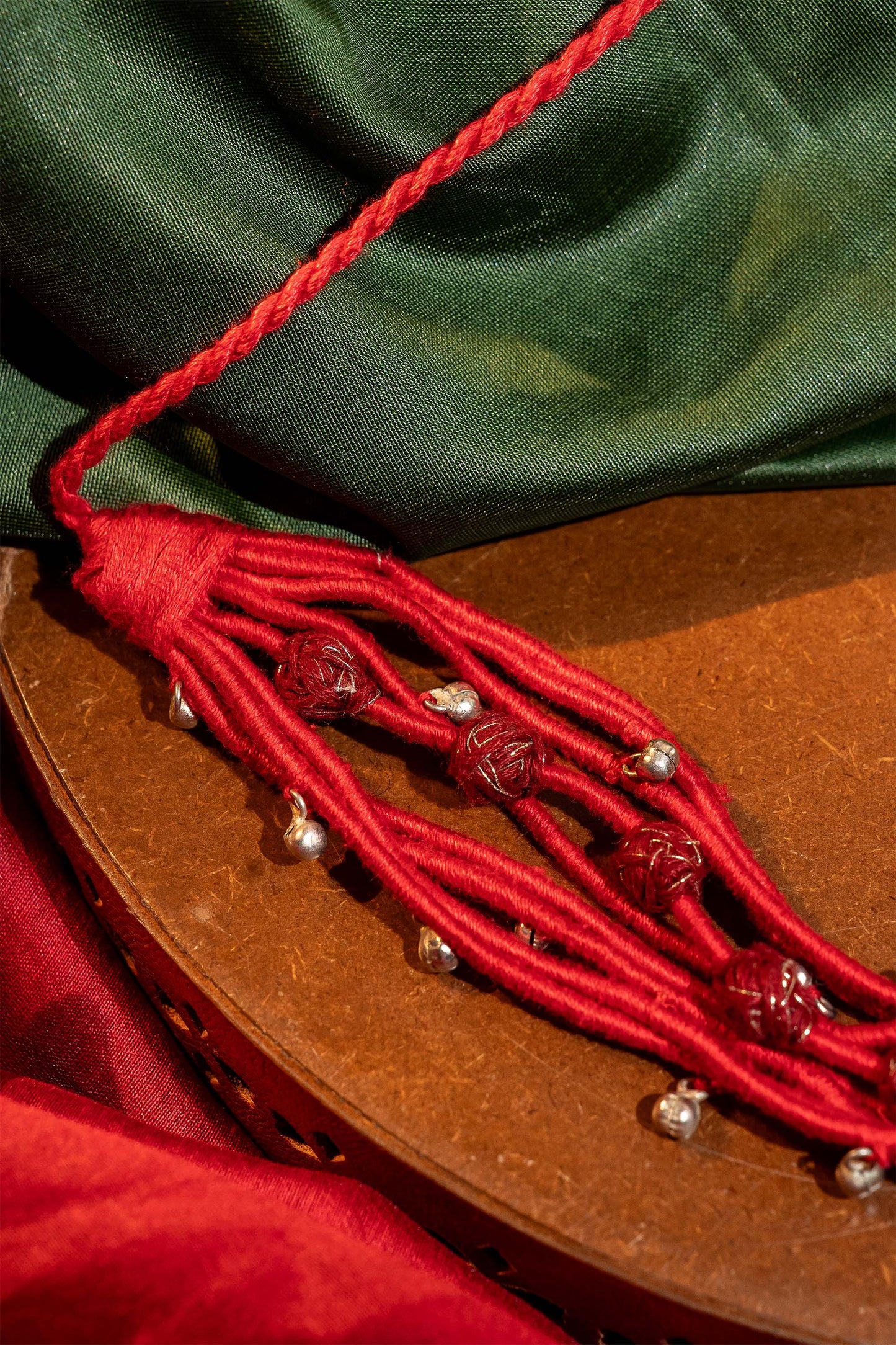 Red Multi Layerd Choker
