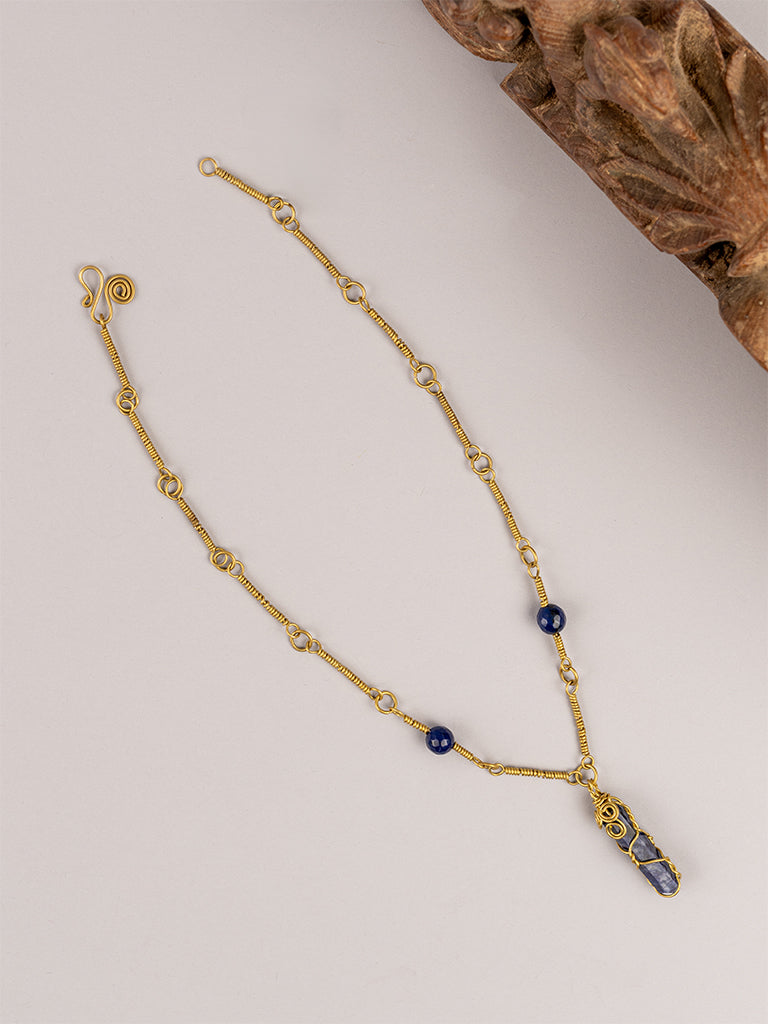 Lapis Crystal Pendant