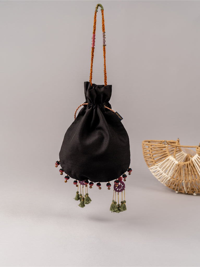 Black Sitara Rabari Potli