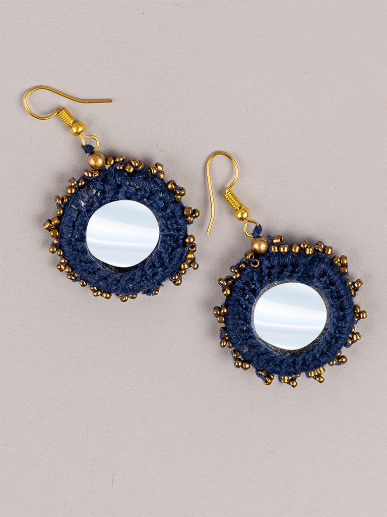 Blue Layered Necklace Set