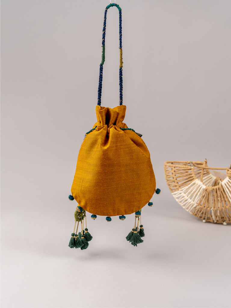 Mustard Sitara Rabari Potli