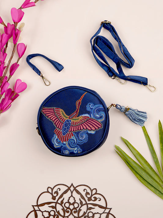 Bird In The Sky Circular Bag