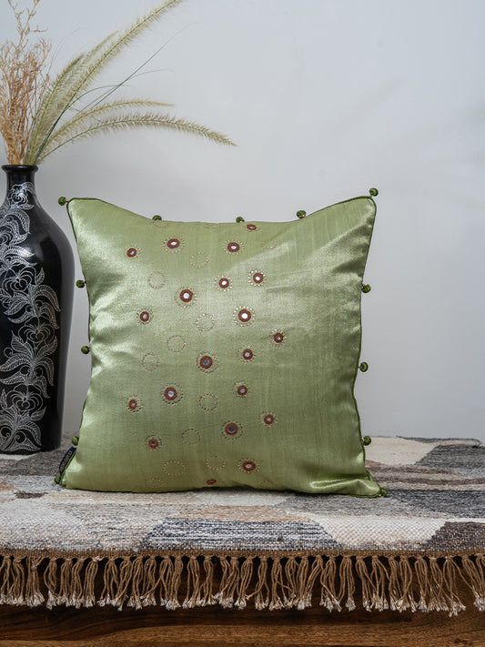 Gaji silk Mirror cushion cover