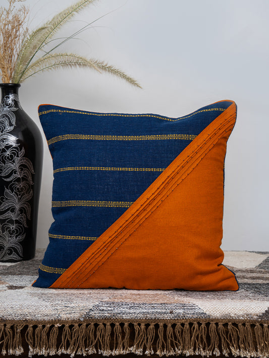 Two Tone Bhujodi Cushion Cover