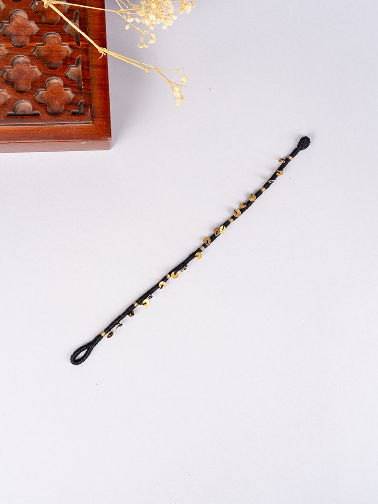 Black Brass Tikki Anklet