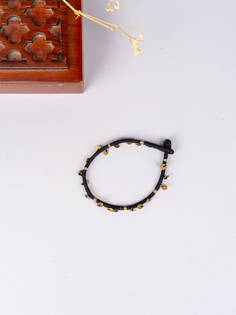 Black Brass Tikki Anklet