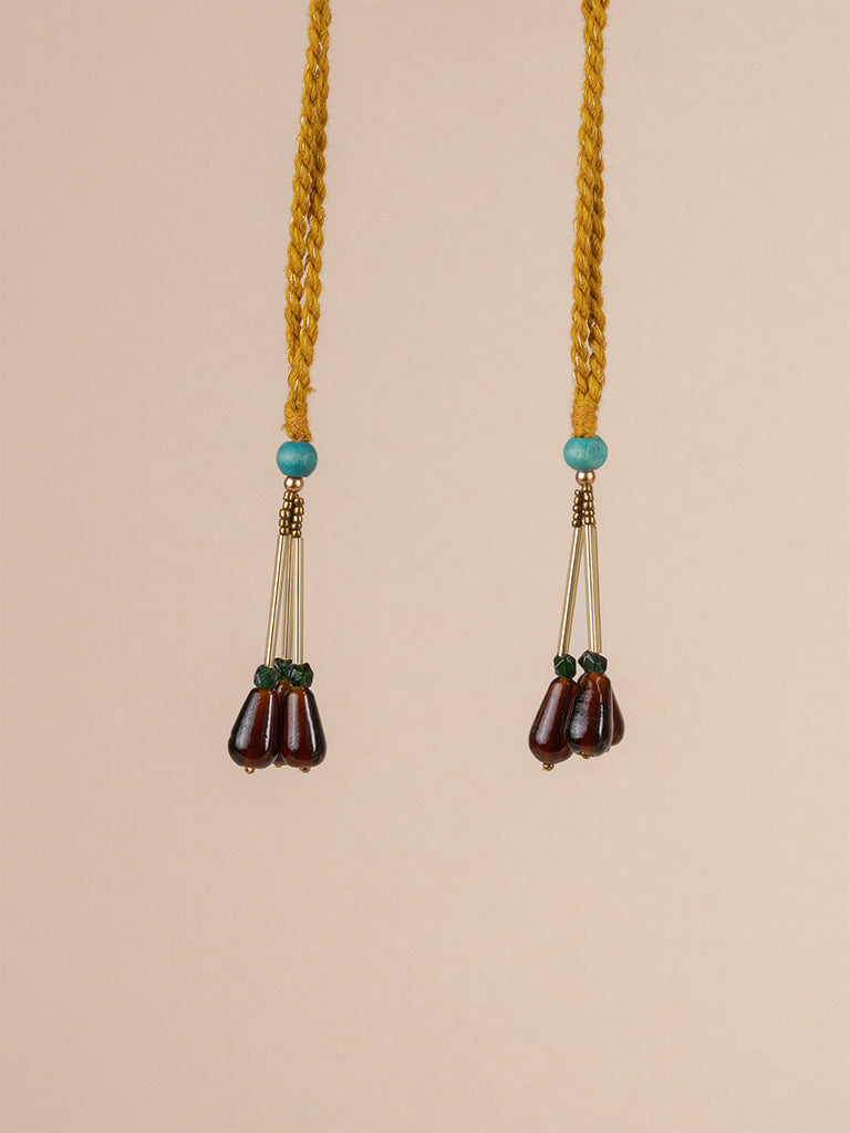 Pentagonal With Sujni Hanging Potli