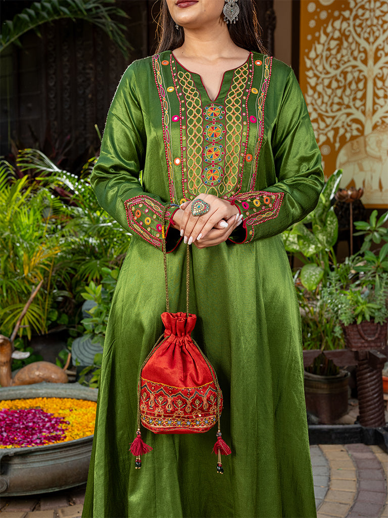 Mughal Ajrakh Potli