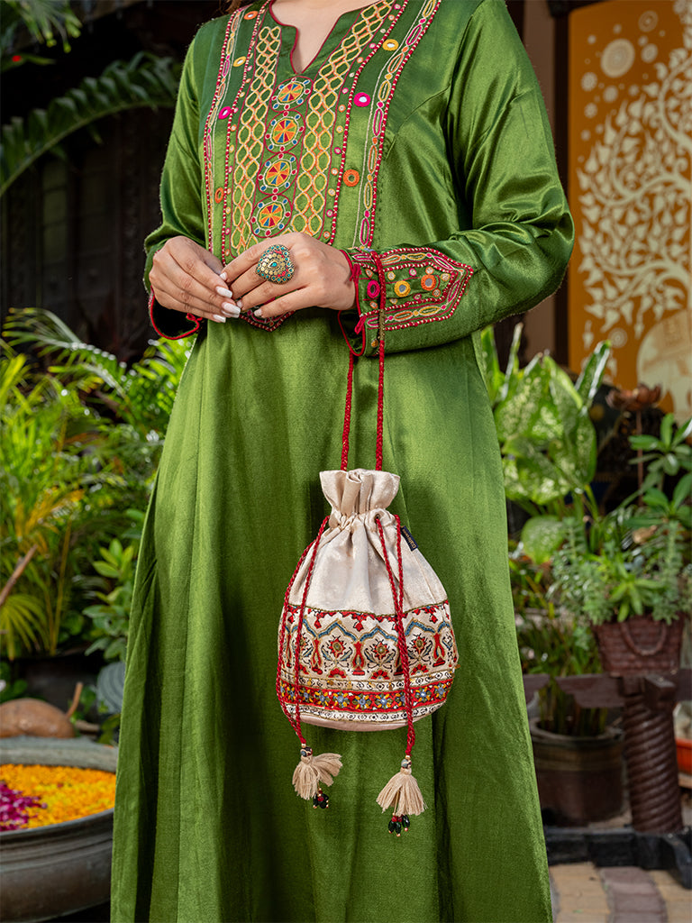 Mughal Ajrakh Potli