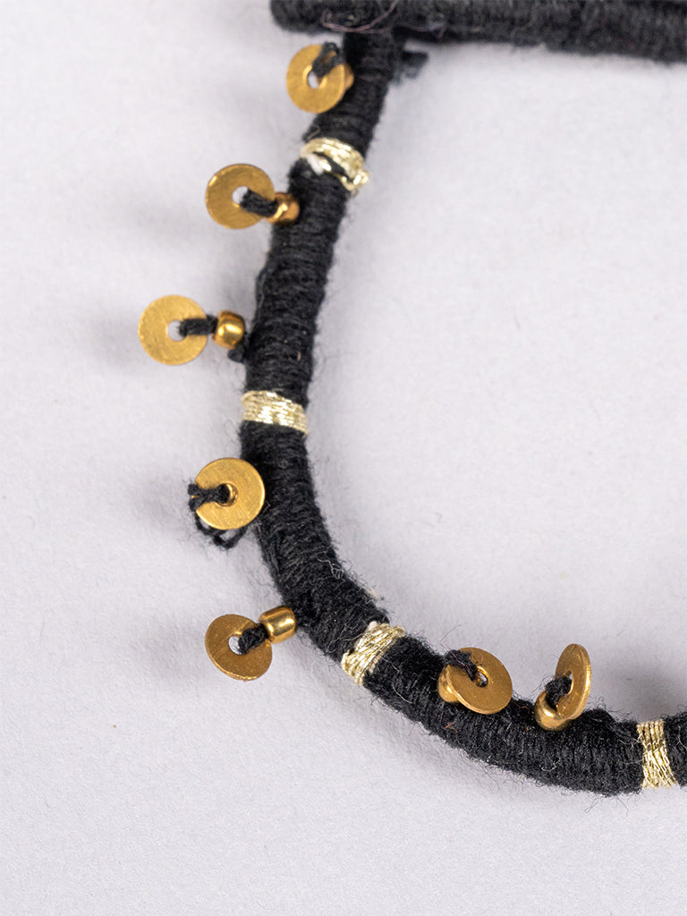 Black Brass Tikki Bracelet