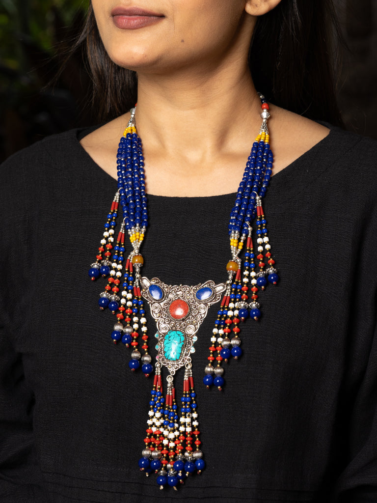 Afghani Drop Bead Necklace