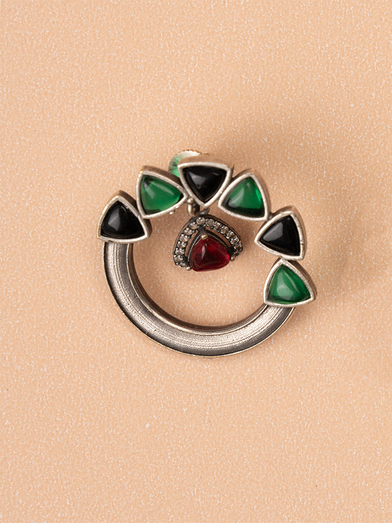 Crystal Chand Earring