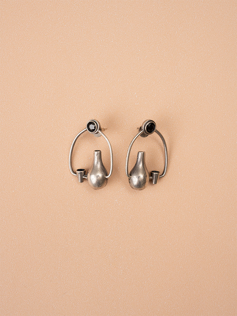 Glass Jug Earring