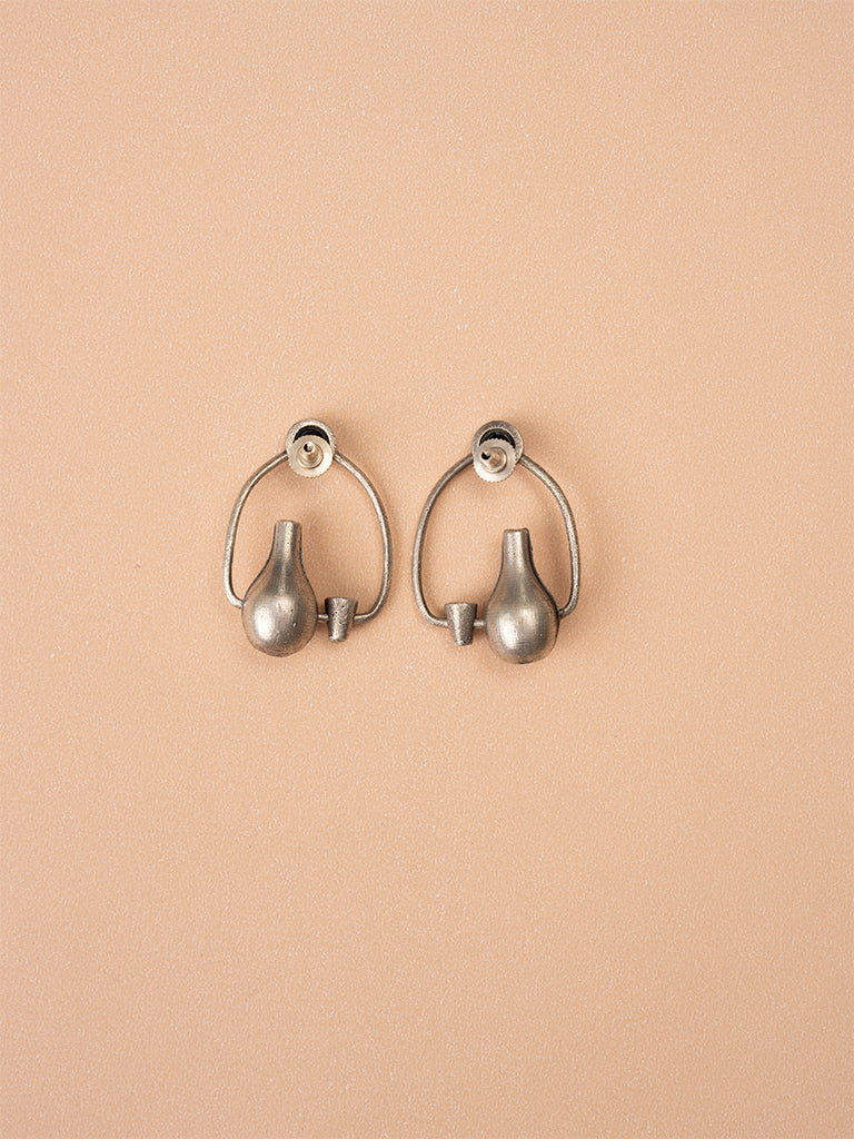 Glass Jug Earring