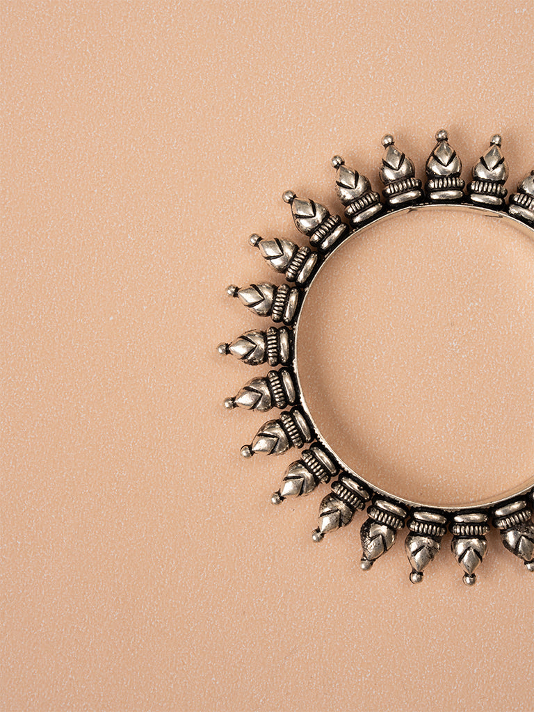 Matka German Silver Bangles