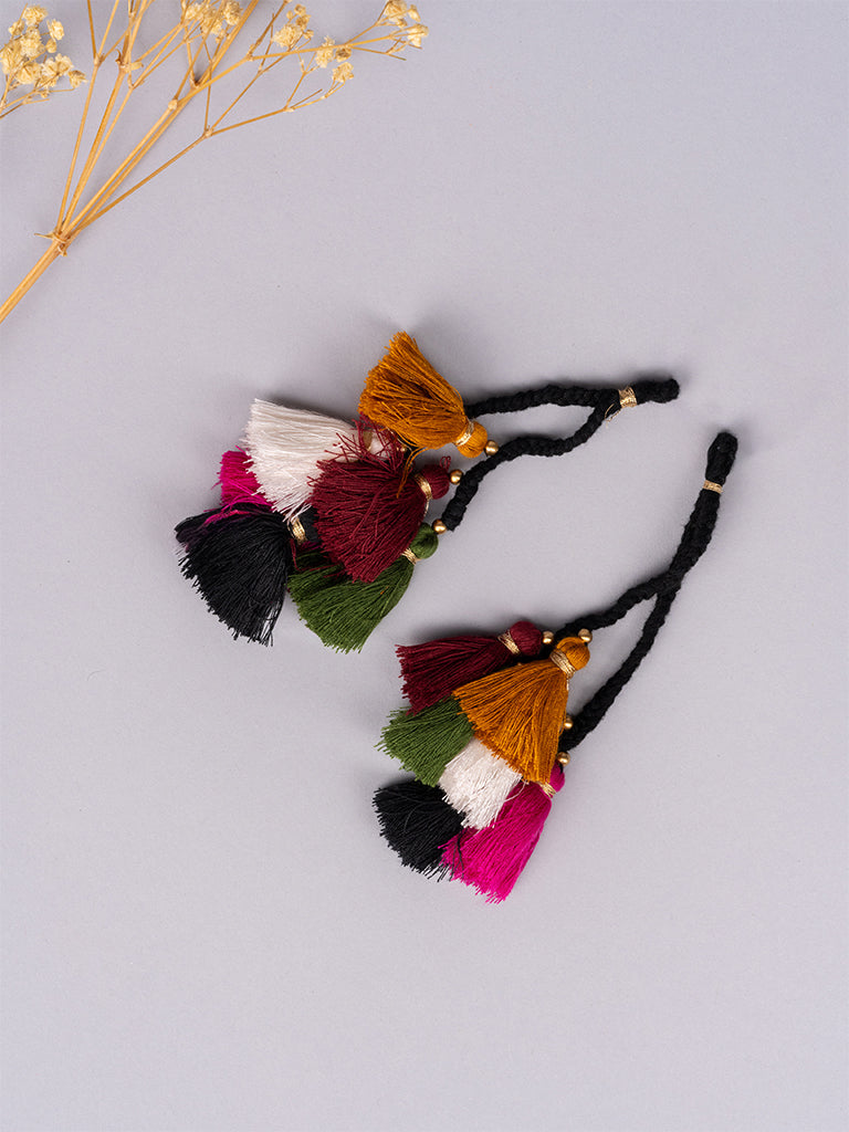Black Dori With Mul Tassels
