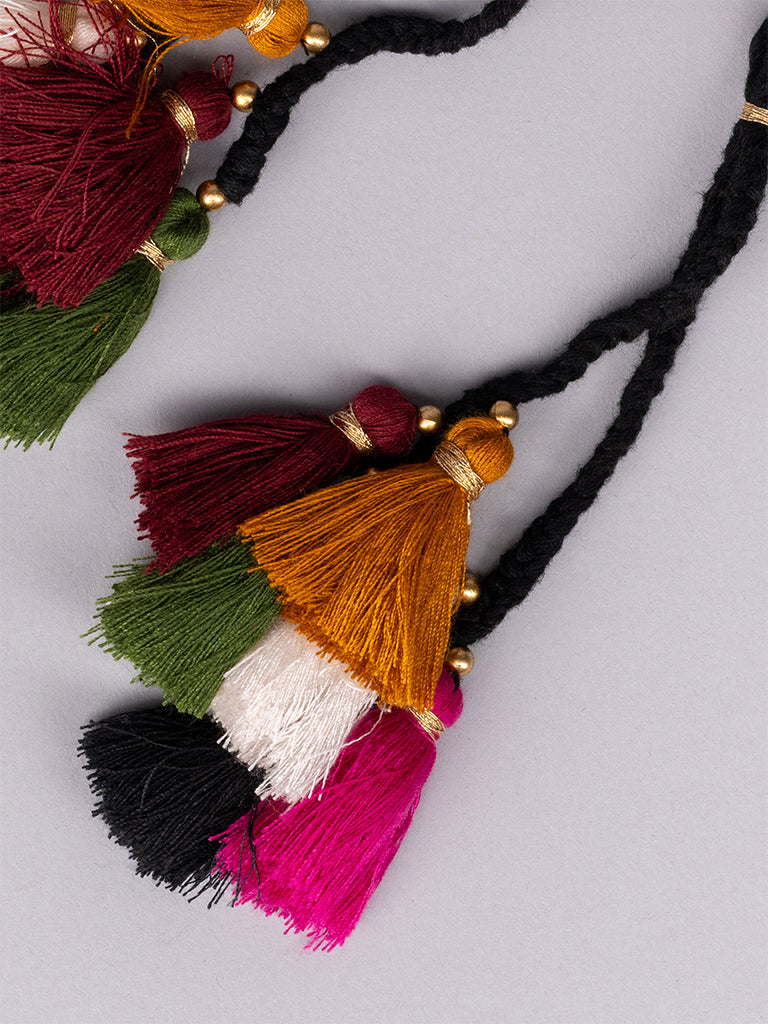 Black Dori With Mul Tassels