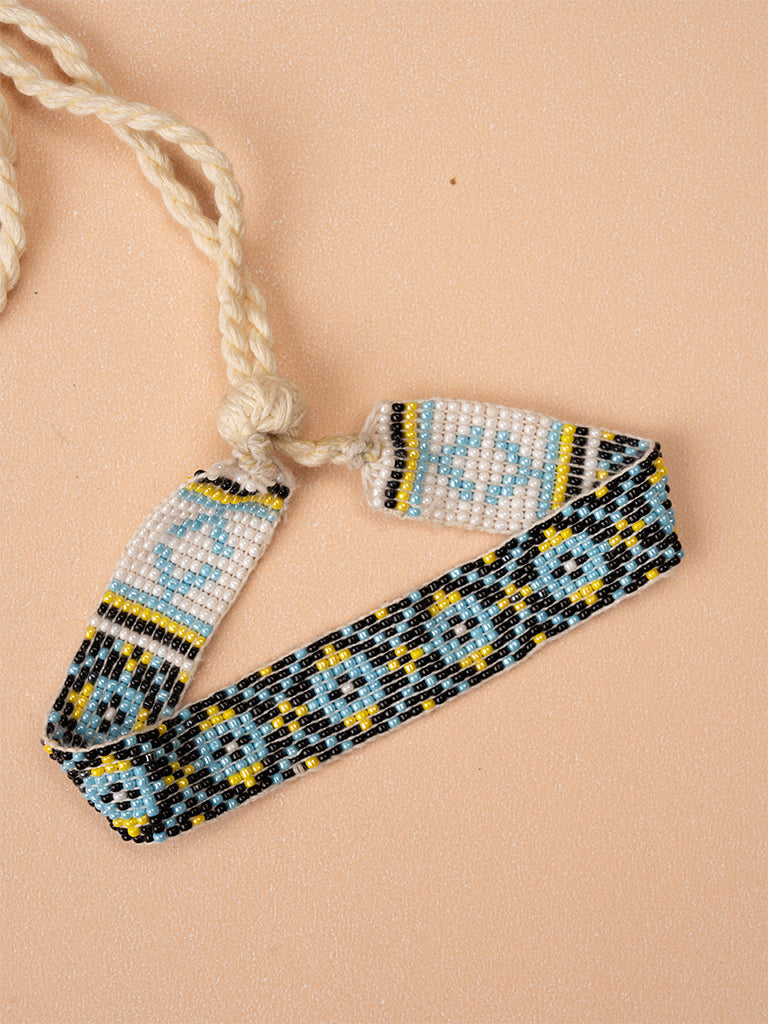 Multi-Colour Beaded Choker