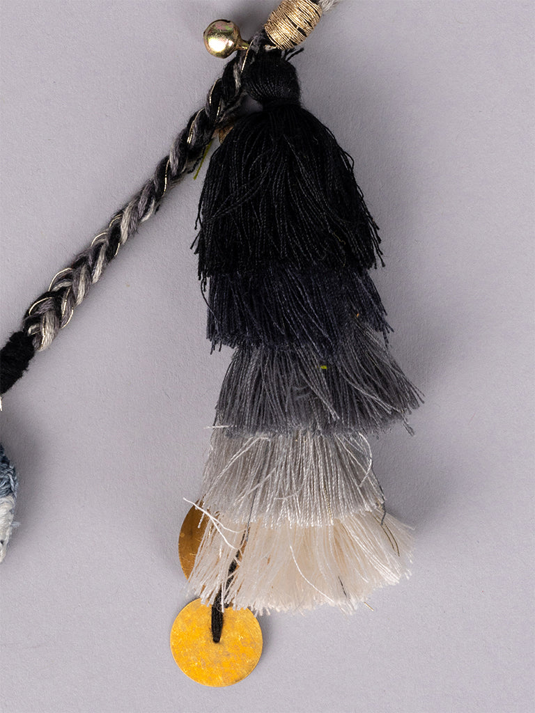 Black Karodiya Tassel Keychain
