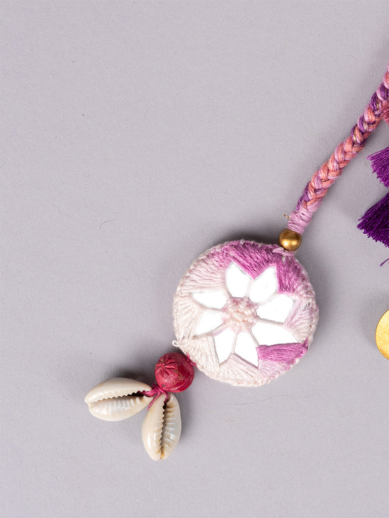 Purple Karodiya Tassel Keychain